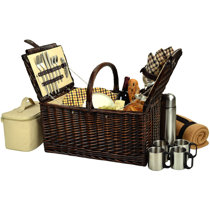 Wicker Picnic Baskets & Backpacks You'll Love in 2023 - Wayfair Canada